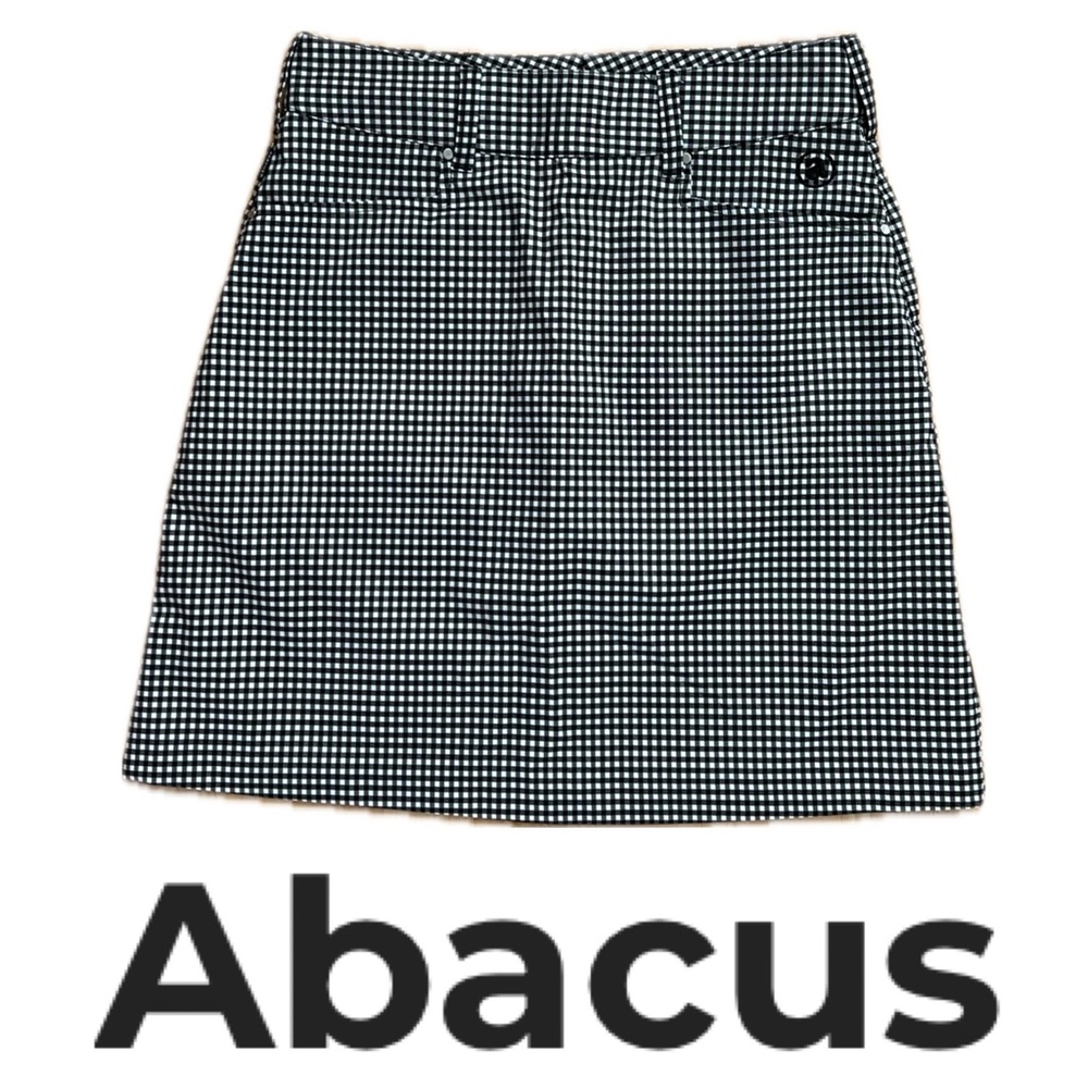 ⛳️NWOT? Abacus Golf Skort | Classic Black & White Checkered | Size 4